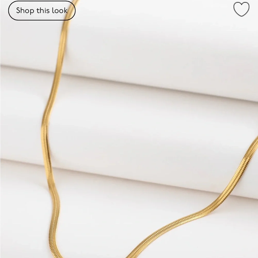 Madewell Demi-Fine Skinny Herringbone Chain - Picture 1 of 7